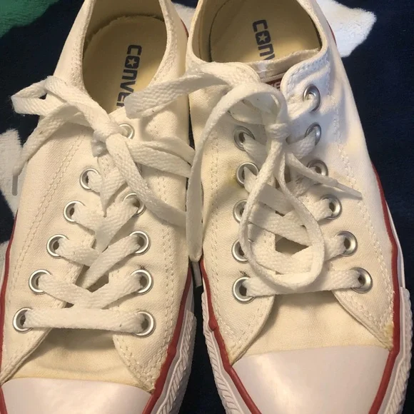 COPY - Women’s White Converse Sneakers - Picture 4 of 5